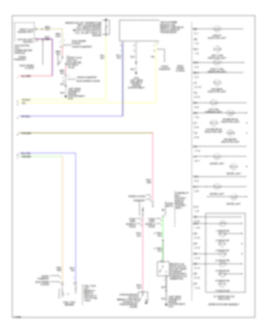 Instrument Cluster Wiring Diagram (2 of 2) for Isuzu Rodeo S 1999