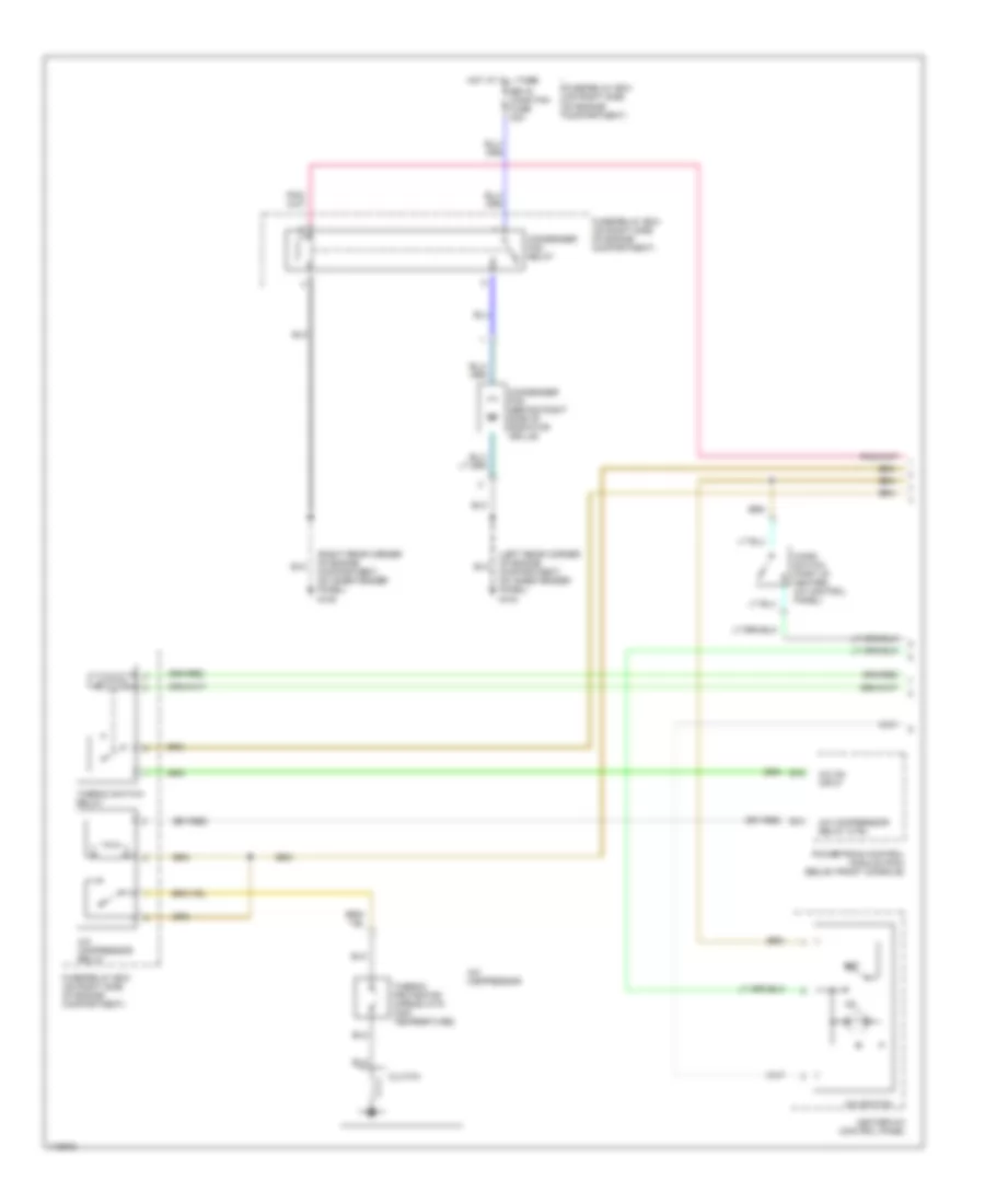 Manual A C Wiring Diagram 1 of 2 for Isuzu VehiCROSS 1999