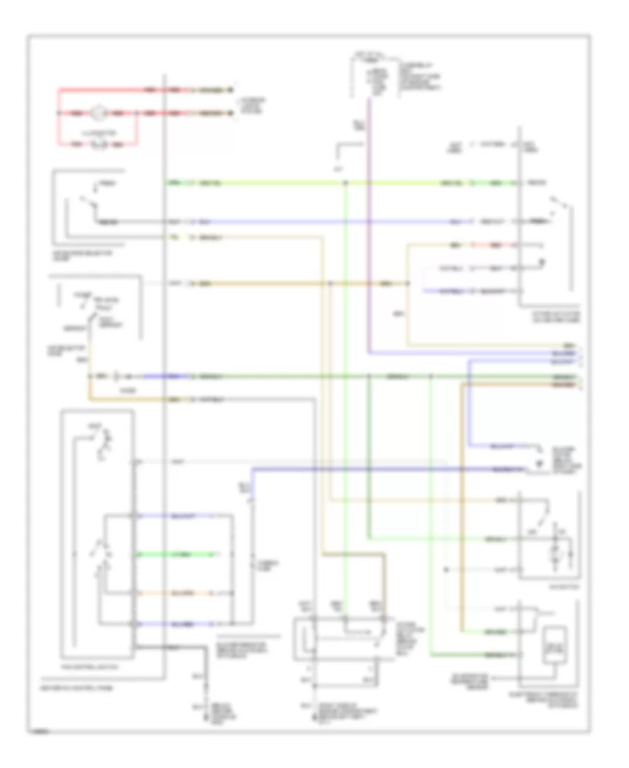 3.2L, Manual AC Wiring Diagram (1 of 2) for Isuzu Amigo S 2000