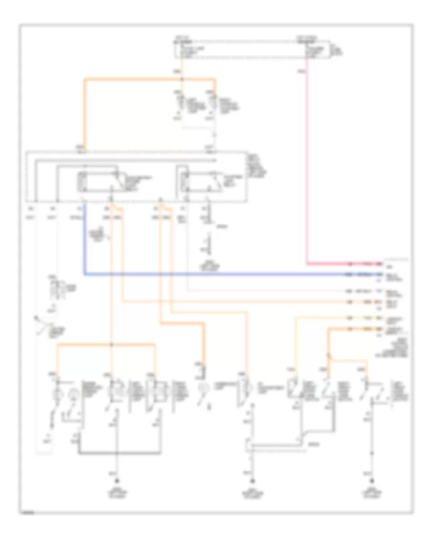 Courtesy Lamps Wiring Diagram for Isuzu Hombre XS 2000