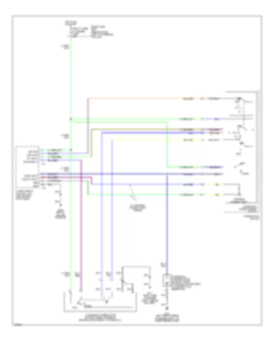 Front Wiper Washer Wiring Diagram for Isuzu Rodeo LS 2000