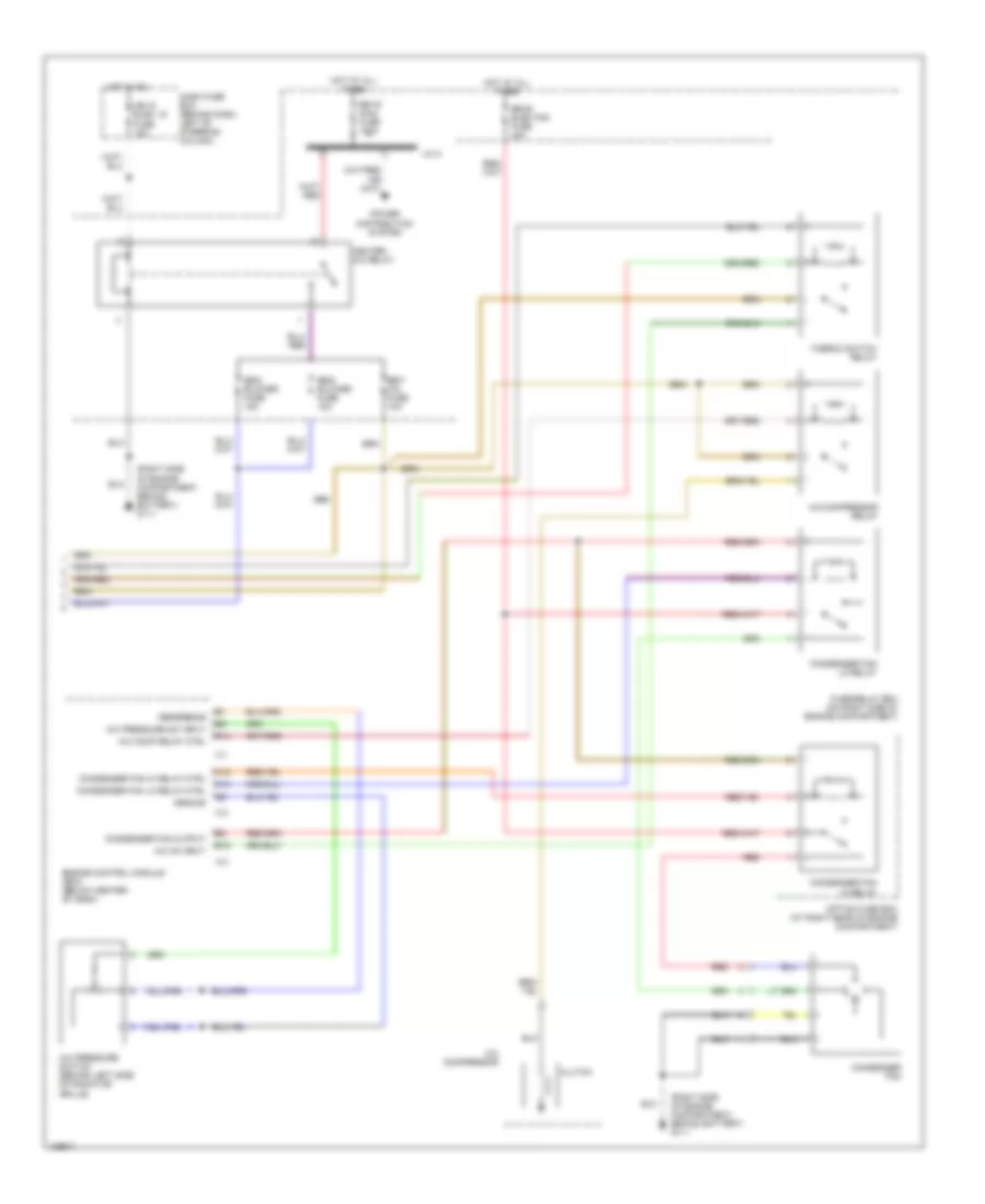 2.2L, Manual AC Wiring Diagram (2 of 2) for Isuzu Rodeo LSE 2000