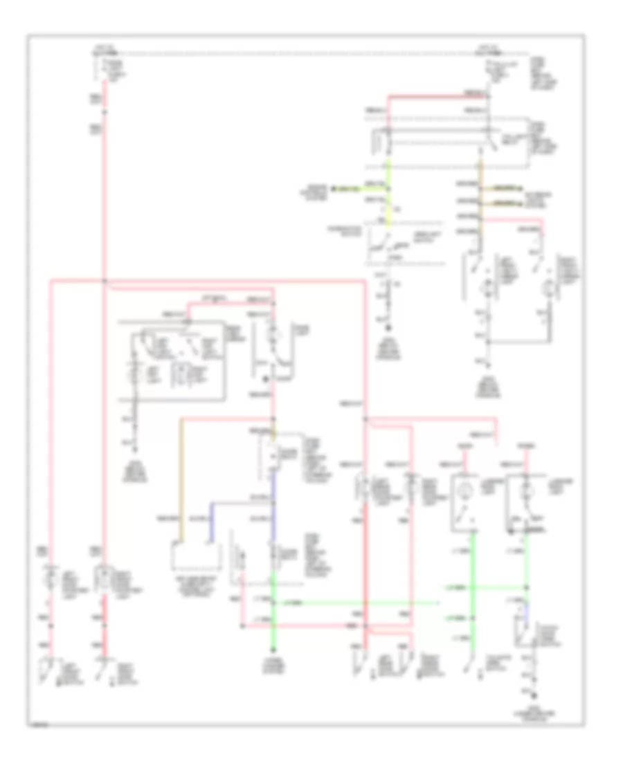 Courtesy Lamps Wiring Diagram for Isuzu Rodeo LSE 2000