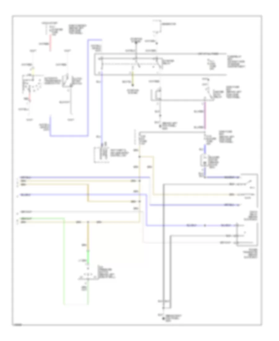3.5L, Automatic AC Wiring Diagram (2 of 2) for Isuzu Trooper Limited 2000
