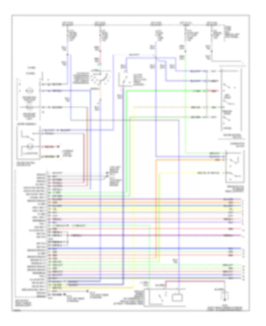 Cruise Control Wiring Diagram 1 of 2 for Isuzu Trooper Limited 2000