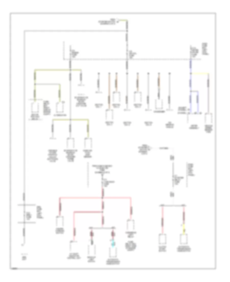 Power Distribution Wiring Diagram (3 of 3) for Isuzu Trooper Limited 2000