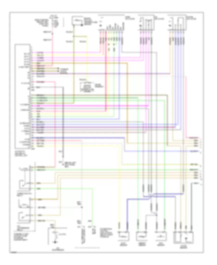 3 5L Automatic A C Wiring Diagram 1 of 2 for Isuzu VehiCROSS 2000