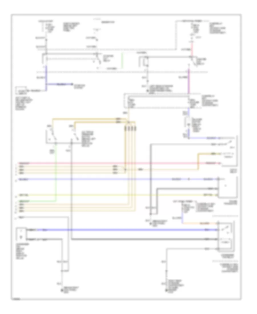 3 5L Automatic A C Wiring Diagram 2 of 2 for Isuzu VehiCROSS 2000