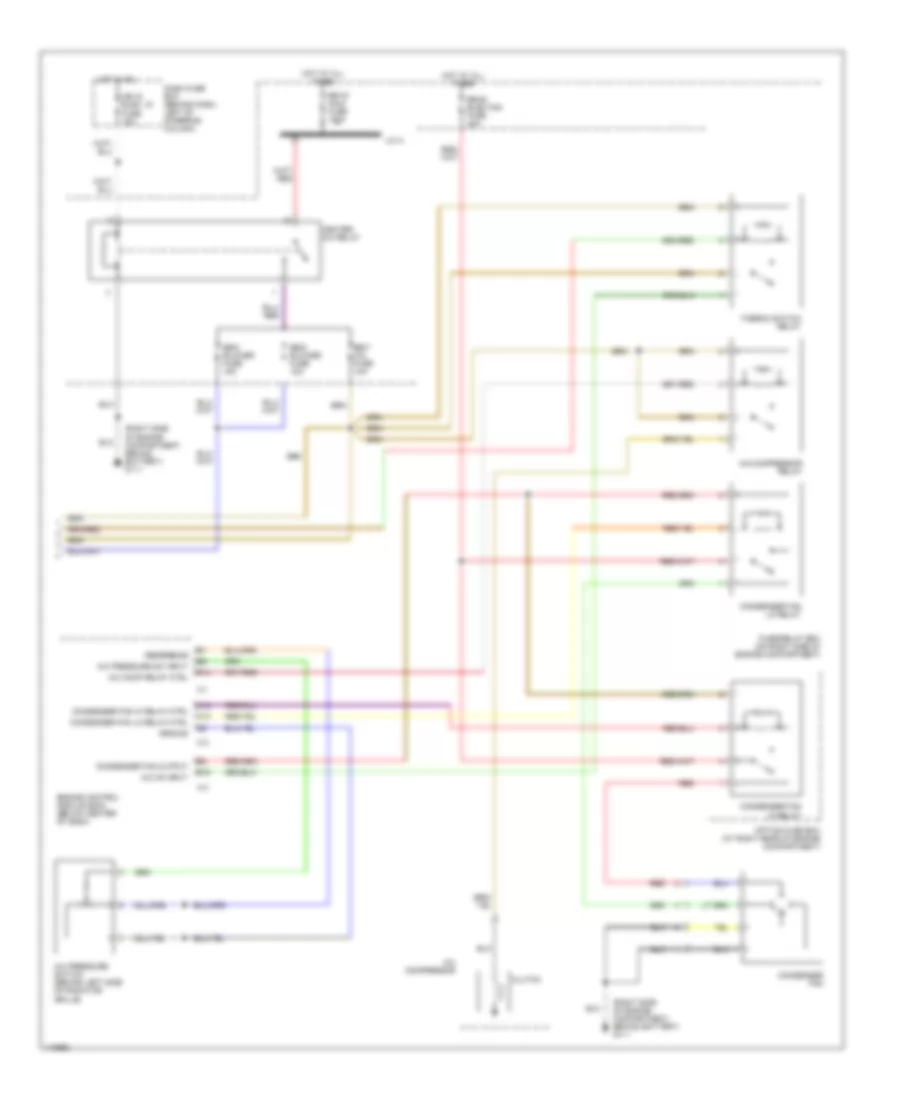 2.2L, Manual AC Wiring Diagram, MT (2 of 2) for Isuzu Rodeo LS 2001