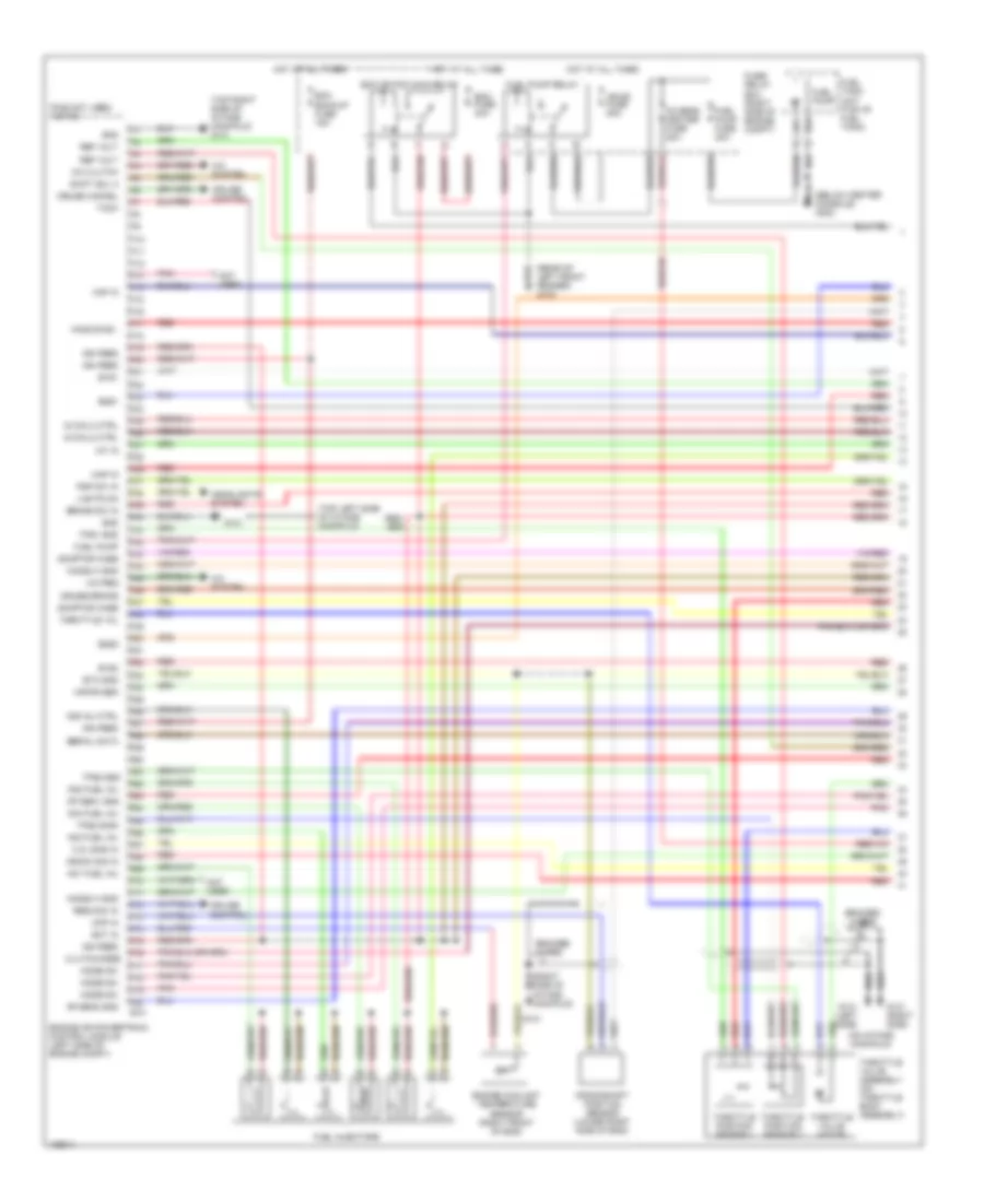3 2L Engine Performance Wiring Diagrams 1 of 4 for Isuzu Rodeo LS 2001