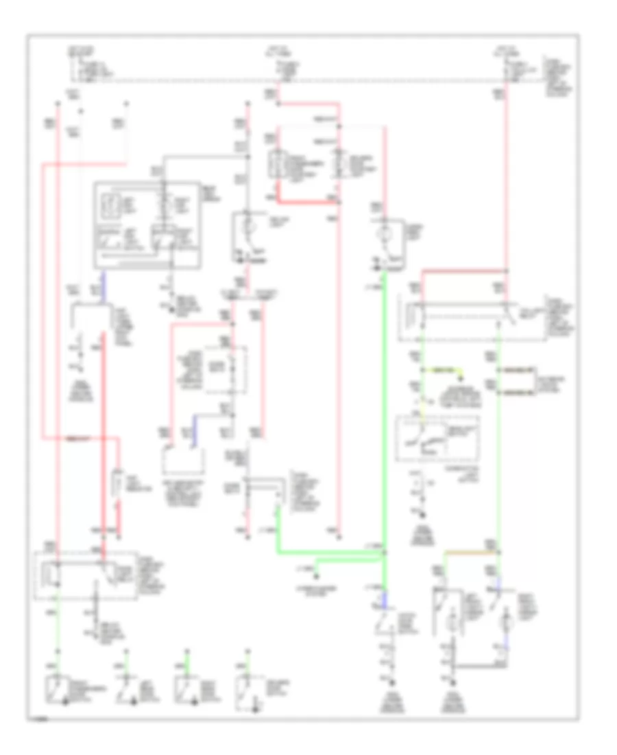 Courtesy Lamps Wiring Diagram for Isuzu Rodeo LS 2001