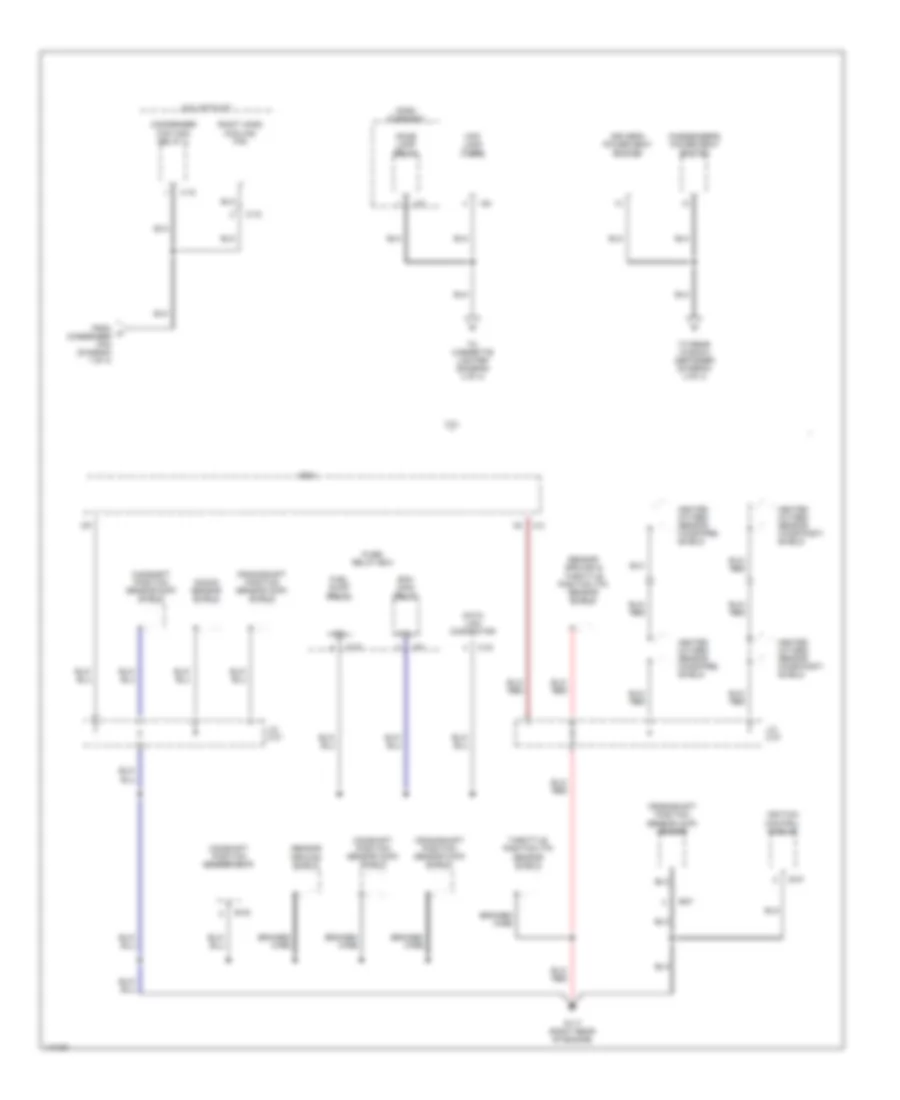 Ground Distribution Wiring Diagram (3 of 4) for Isuzu Rodeo LSE 2001