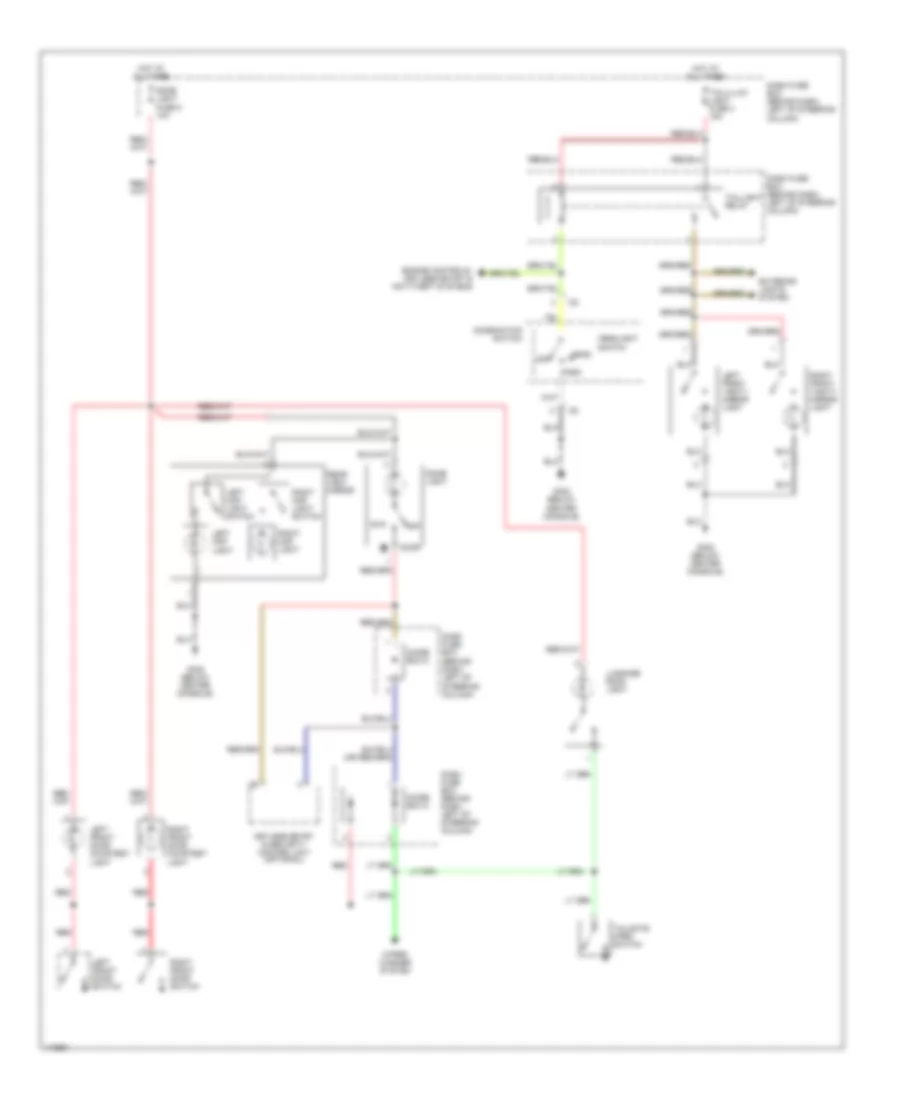 Courtesy Lamps Wiring Diagram for Isuzu Rodeo Sport 2001