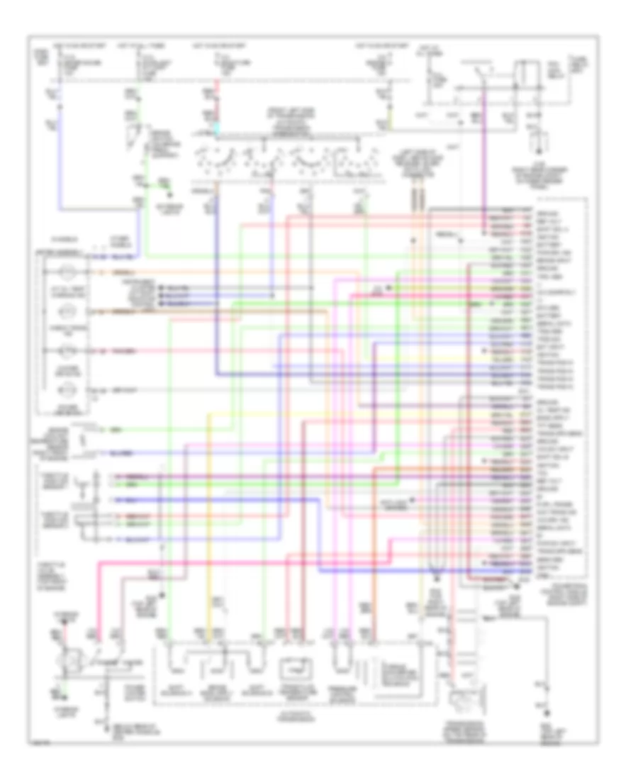 AT Wiring Diagram for Isuzu Trooper Limited 2001