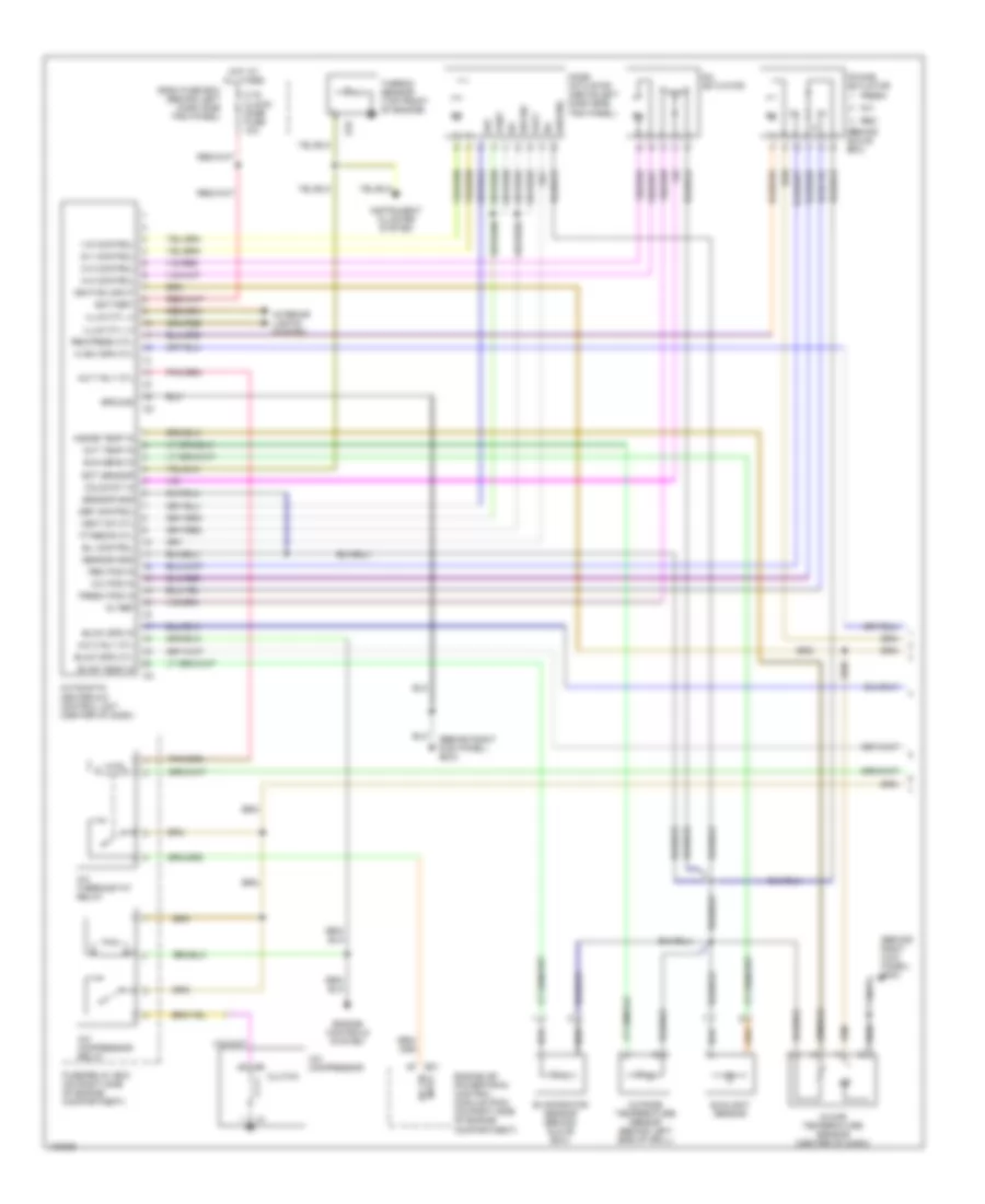 Электросхема кондиционера (1 из 2) для Isuzu Trooper LS 2001