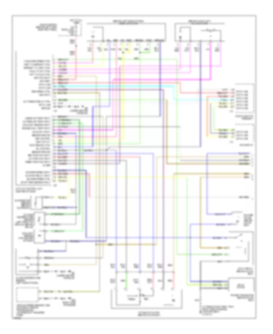 Электросхема кондиционера (1 из 2) для Isuzu Axiom 2002