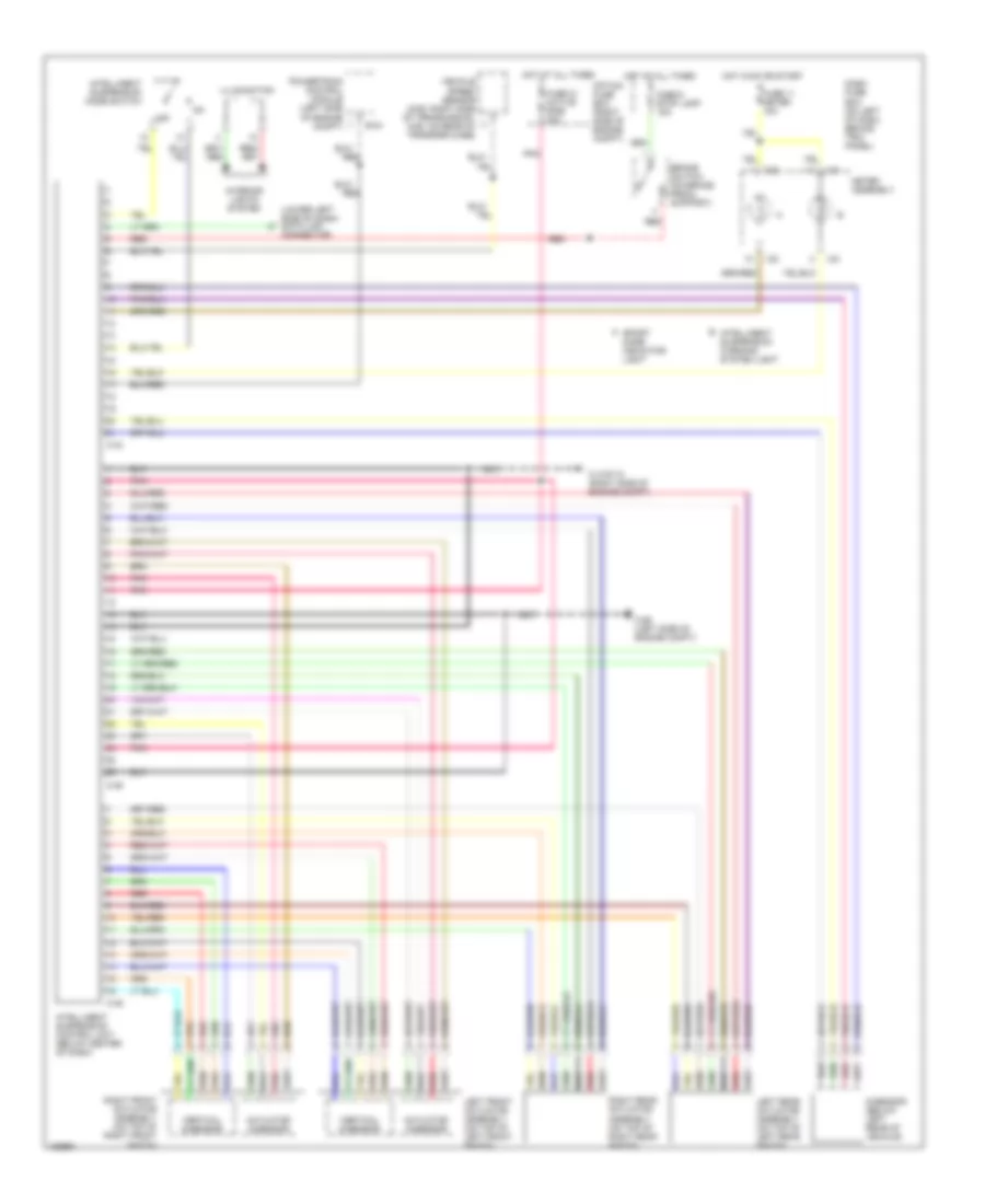 Electronic Suspension Wiring Diagram for Isuzu Axiom 2002
