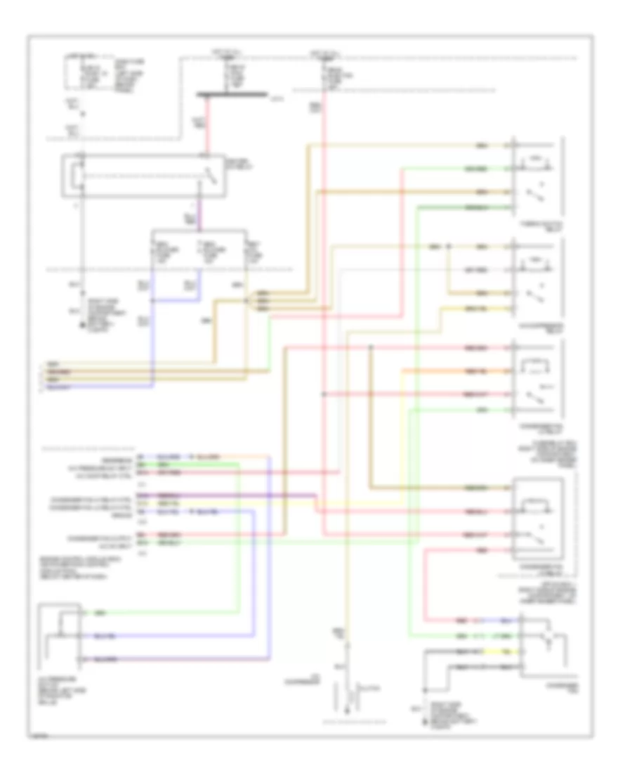 2.2L, Manual AC Wiring Diagram, MT (2 of 2) for Isuzu Rodeo LS 2002