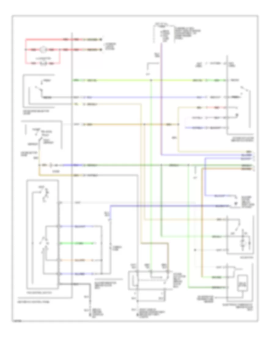 3.2L, Manual AC Wiring Diagram (1 of 2) for Isuzu Rodeo LS 2002