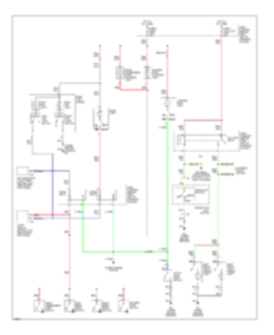 Courtesy Lamps Wiring Diagram for Isuzu Rodeo LS 2002