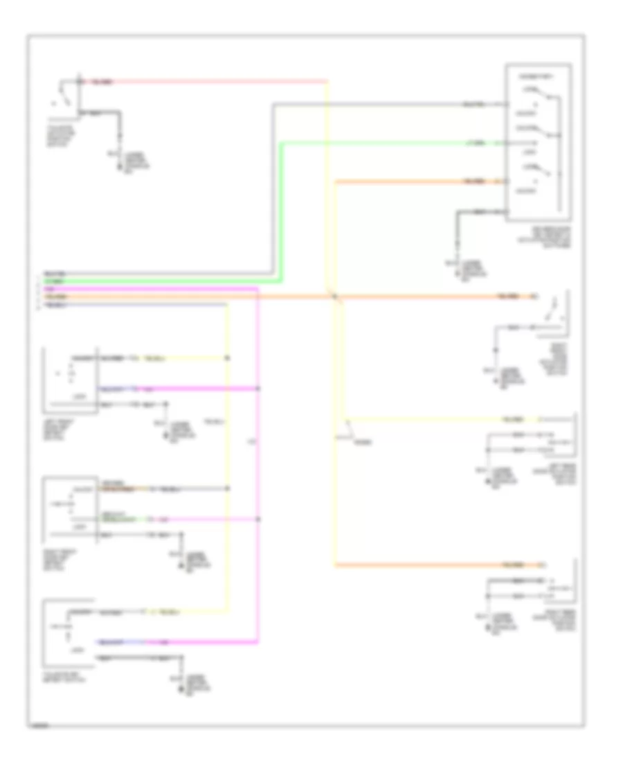 Anti theft Wiring Diagram 2 of 2 for Isuzu Rodeo LSE 2002