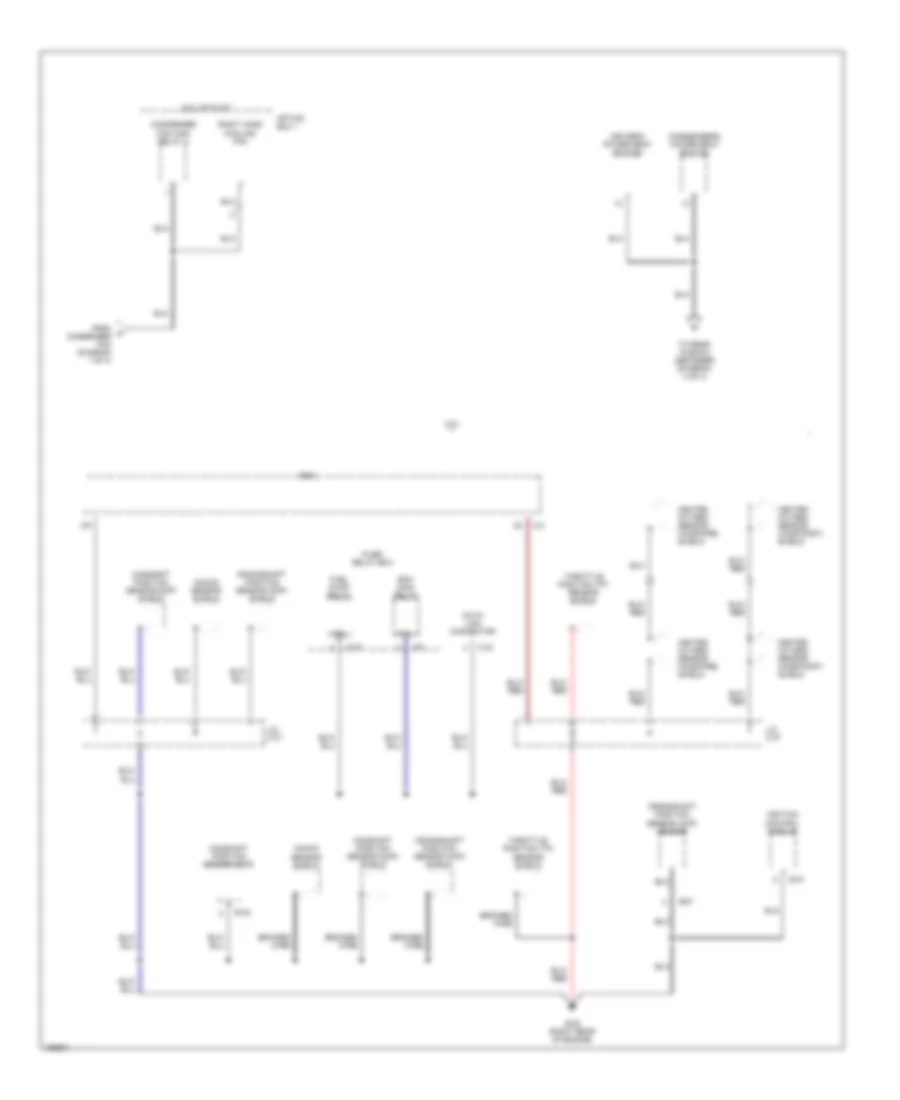 Ground Distribution Wiring Diagram 3 of 4 for Isuzu Rodeo LSE 2002