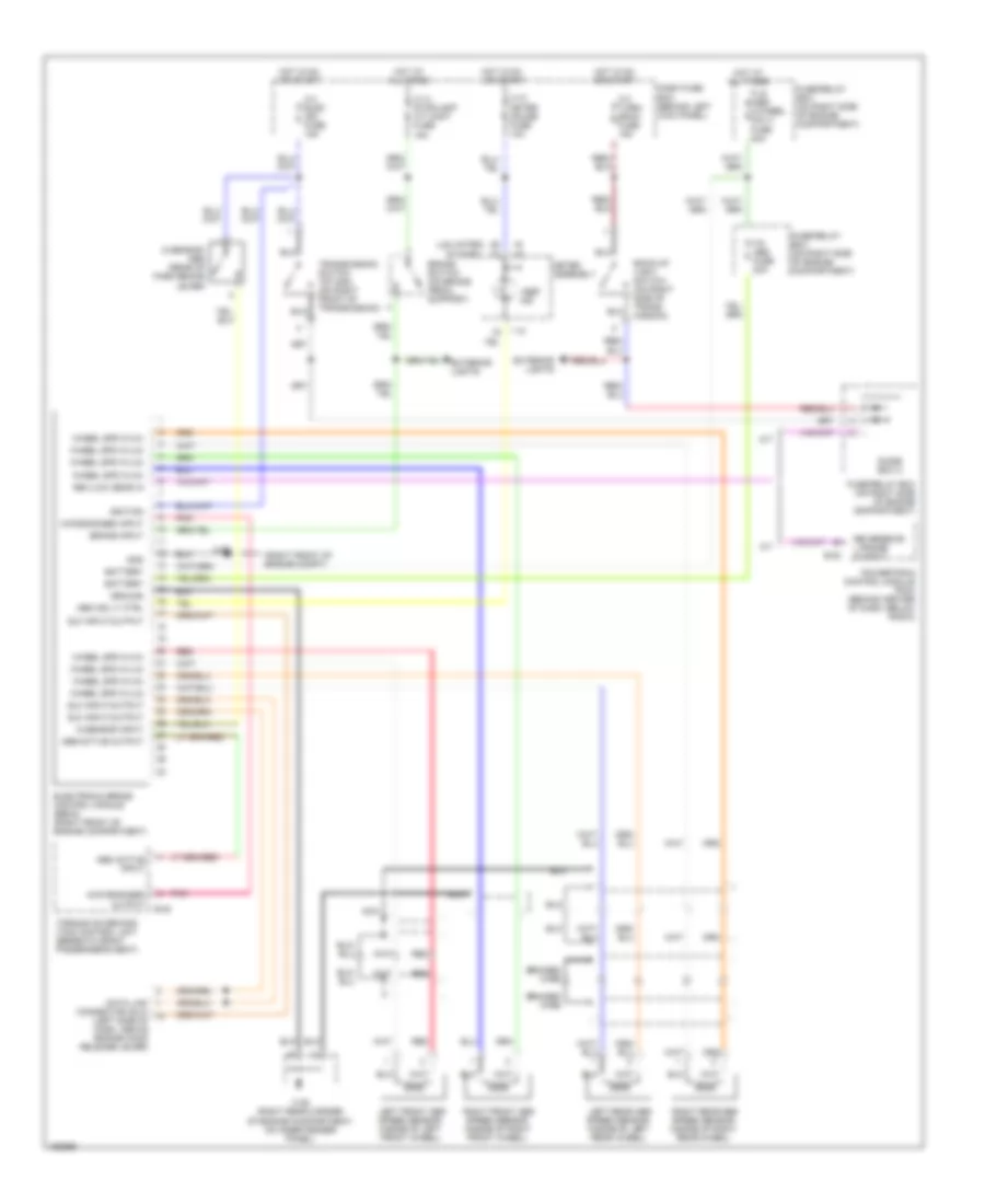 Anti lock Brake Wiring Diagrams for Isuzu Trooper Limited 2002