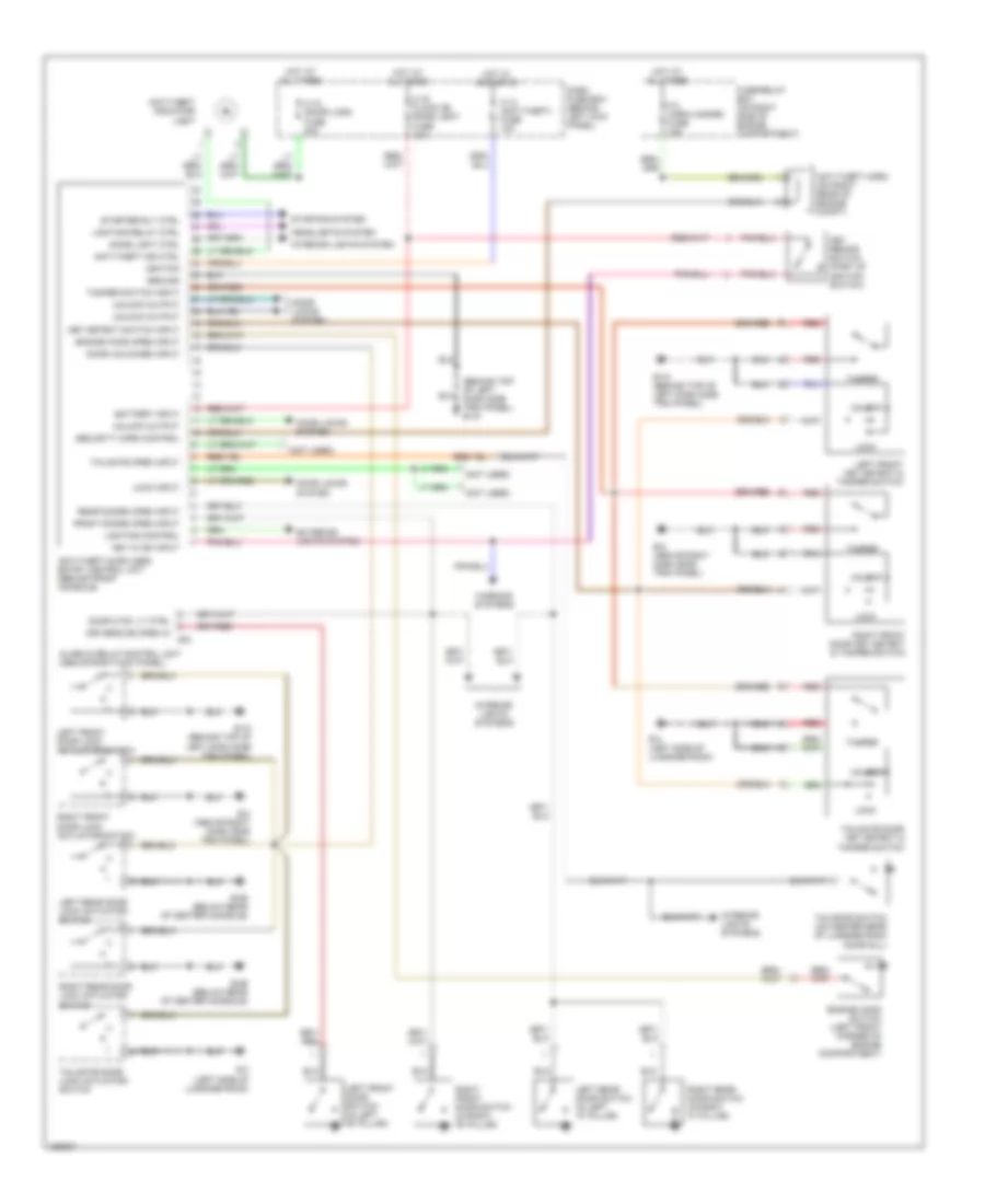 Anti theft Wiring Diagram for Isuzu Trooper Limited 2002