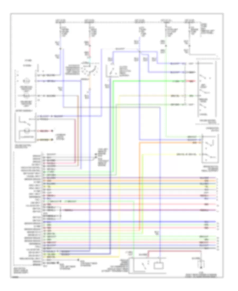 Cruise Control Wiring Diagram 1 of 2 for Isuzu Trooper Limited 2002