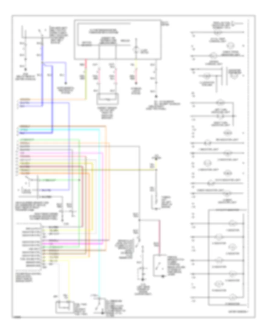 Instrument Cluster Wiring Diagram Luxury  Performance 2 of 2 for Isuzu Trooper Limited 2002