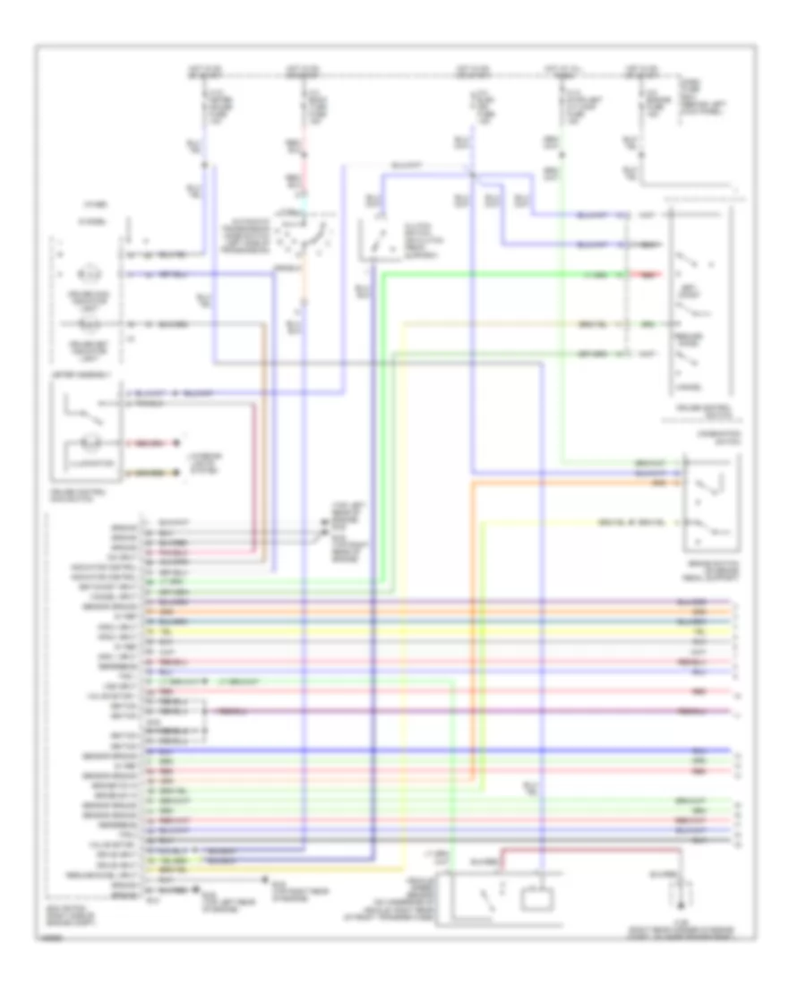 Cruise Control Wiring Diagram 1 of 2 for Isuzu Trooper S 2002