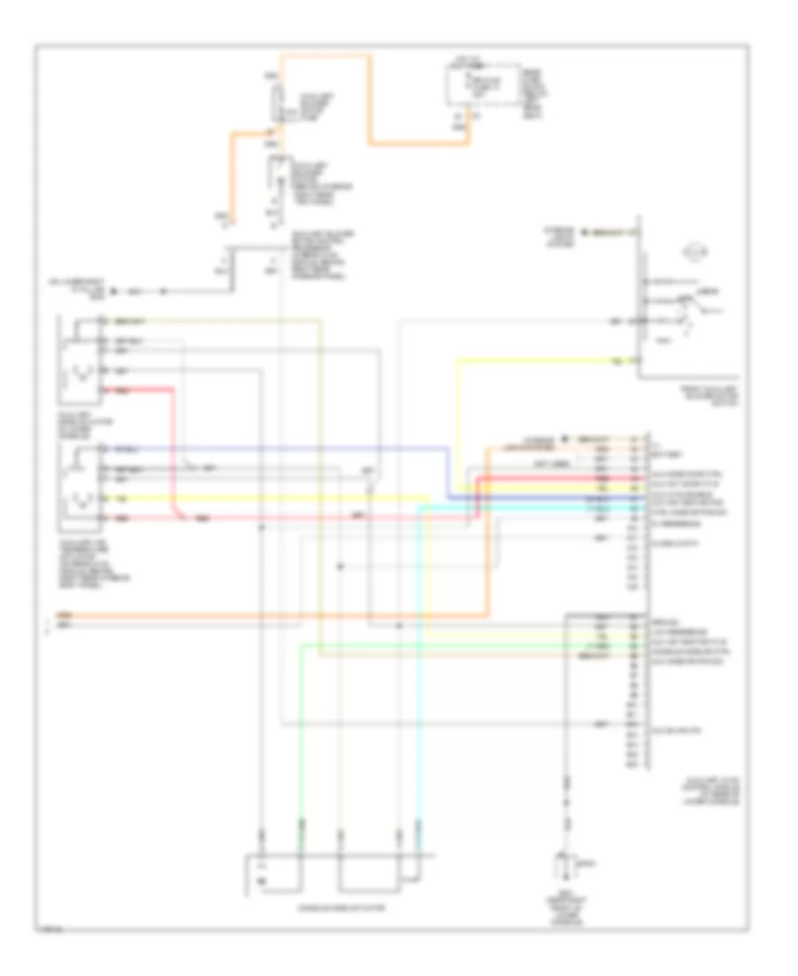 Manual A C Wiring Diagram 3 of 3 for Isuzu Ascender 2003