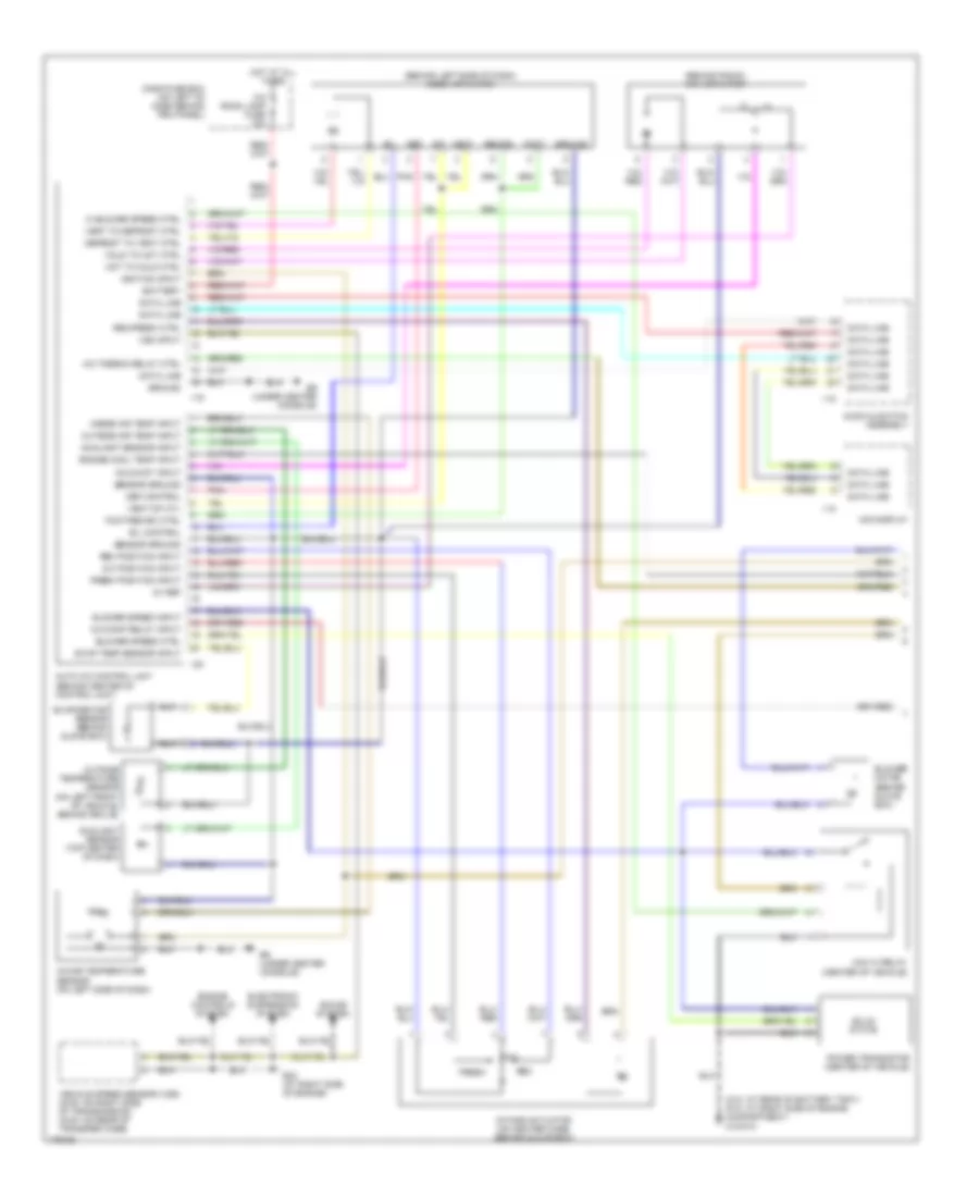Automatic A C Wiring Diagram 1 of 2 for Isuzu Axiom 2003