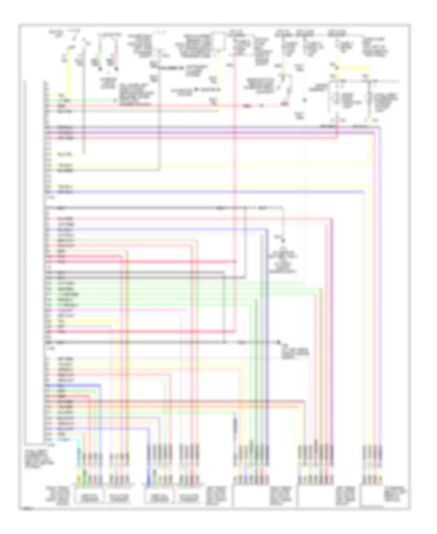 Electronic Suspension Wiring Diagram for Isuzu Axiom 2003