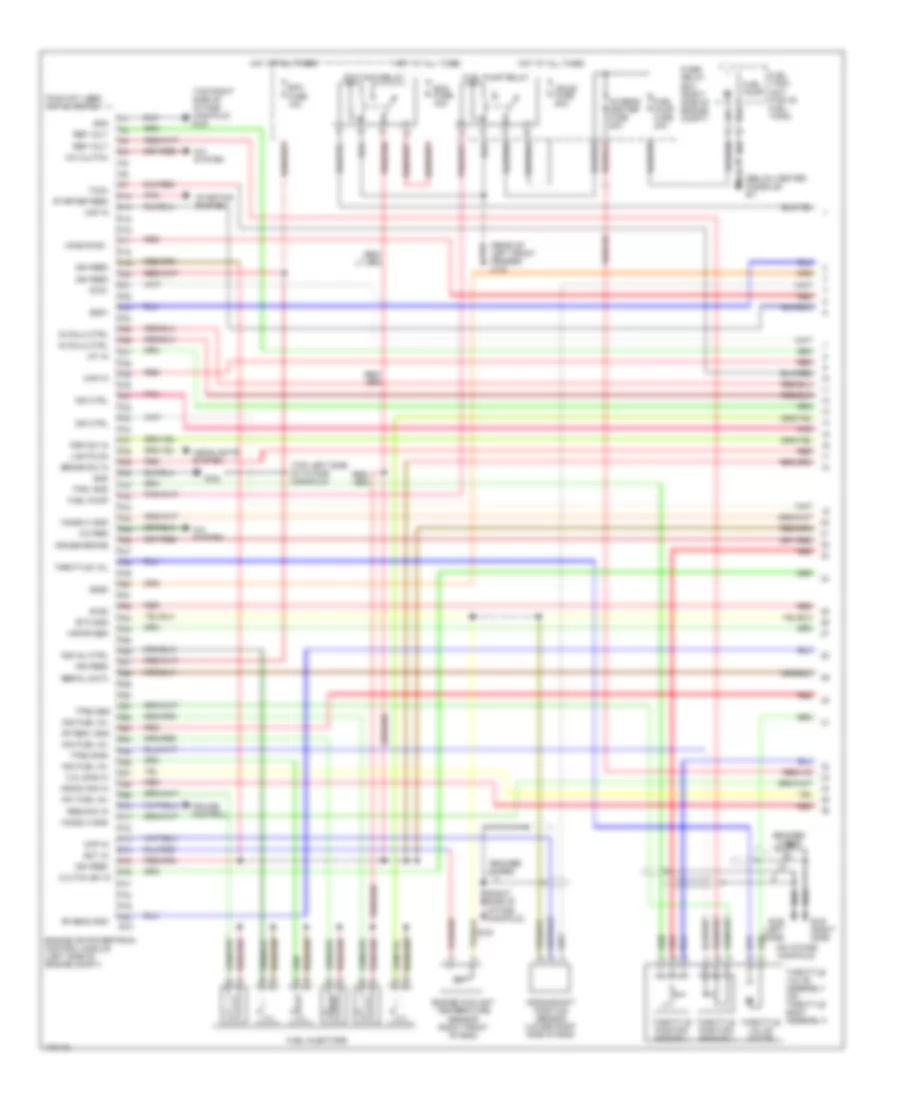 3 2L Engine Performance Wiring Diagram 1 of 4 for Isuzu Rodeo S 2003