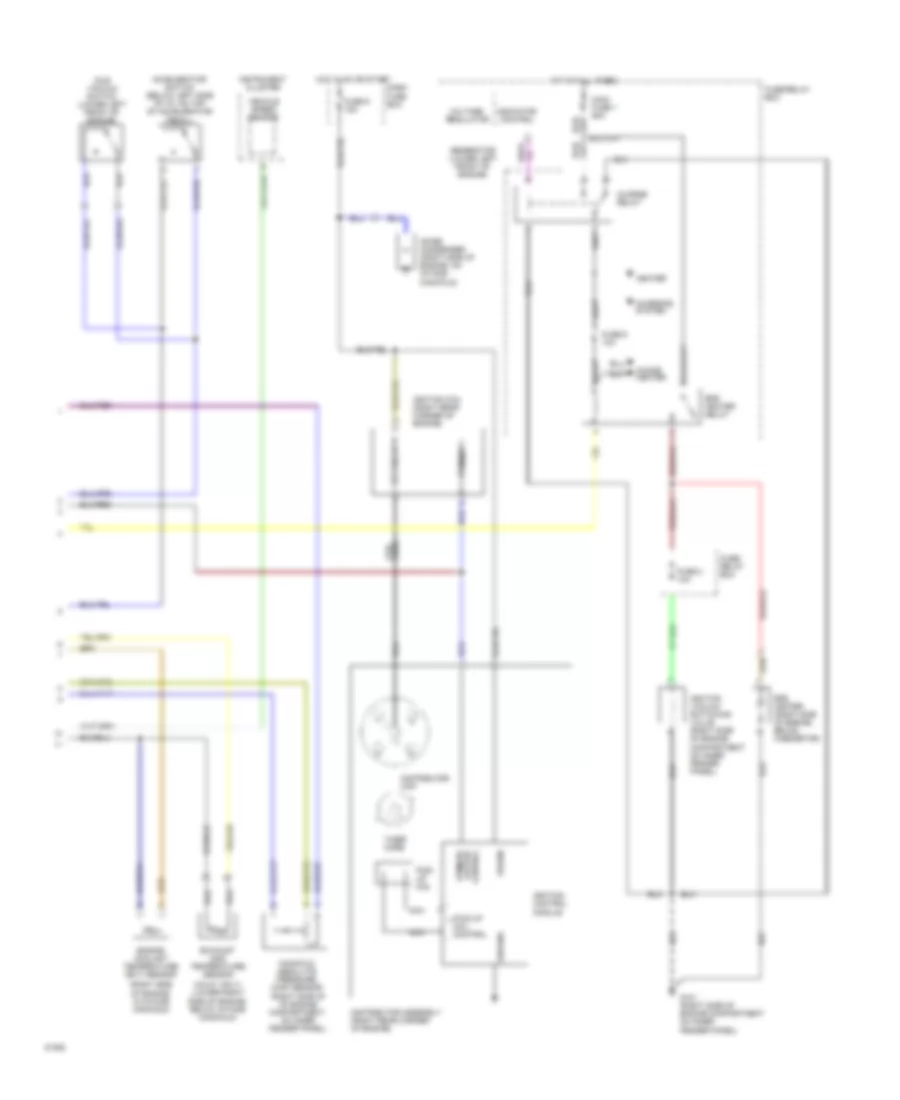 2.3L, Engine Performance Wiring Diagrams (2 of 2) for Isuzu Pickup S 1994