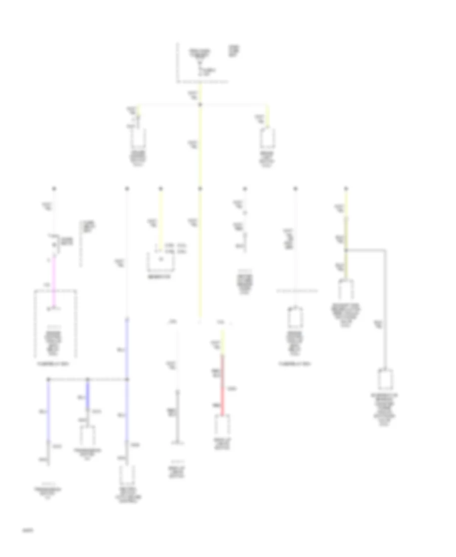 Power Distribution Wiring Diagram 6 of 6 for Isuzu Rodeo LS 1994