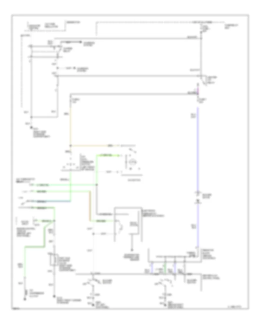 2.6L, AC Wiring Diagram for Isuzu Rodeo S 1994
