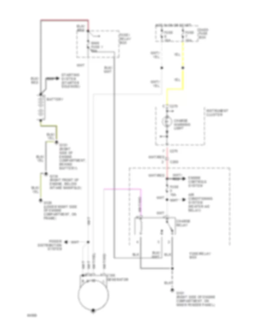 2 6L Charging Wiring Diagram for Isuzu Rodeo S 1994