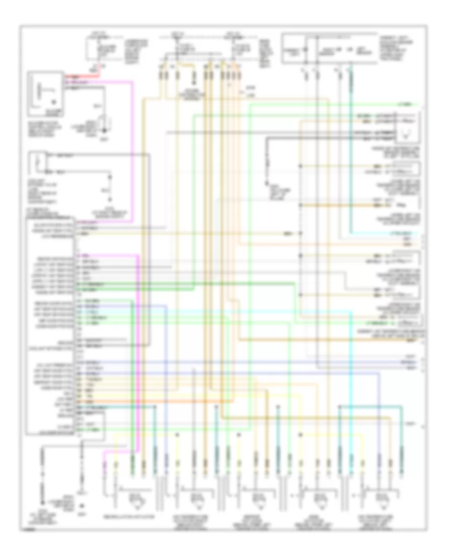 Automatic A C Wiring Diagram 1 of 3 for Isuzu Ascender Limited 2004