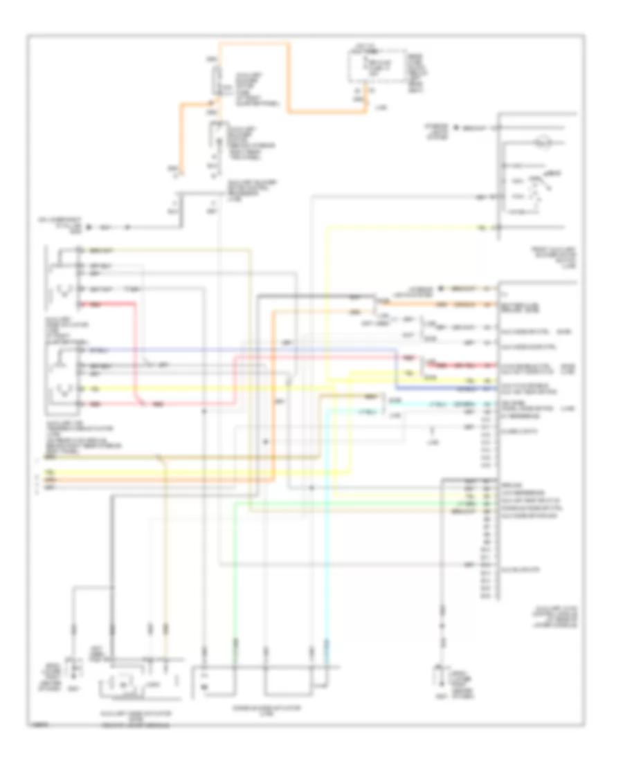 Manual A C Wiring Diagram 3 of 3 for Isuzu Ascender Limited 2004