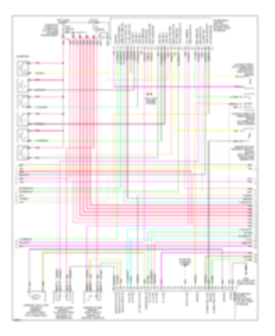 4.2L, Engine Performance Wiring Diagram (3 of 5) for Isuzu Ascender Limited 2004