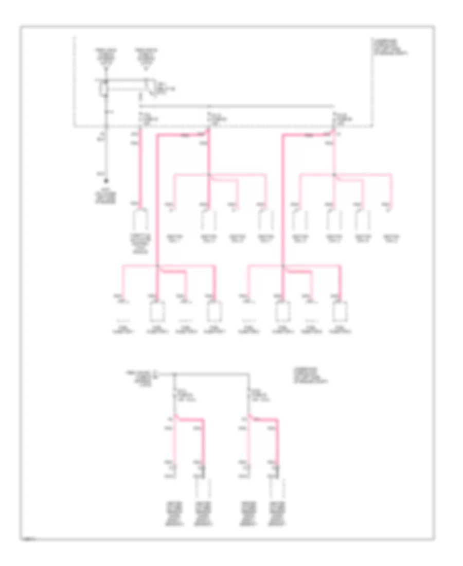 Power Distribution Wiring Diagram 6 of 6 for Isuzu Ascender Limited 2004