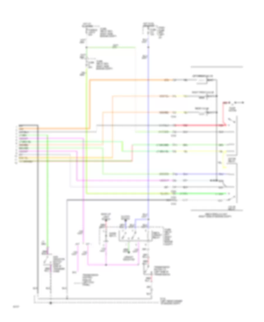 All-Wheel ABS Wiring Diagram (2 of 2) for Isuzu Trooper RS 1994
