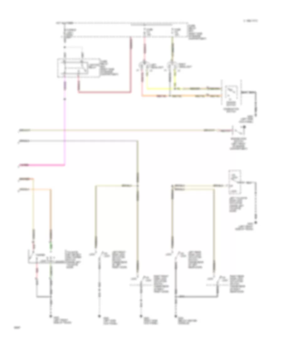 Anti theft Wiring Diagram 2 of 2 for Isuzu Trooper RS 1994