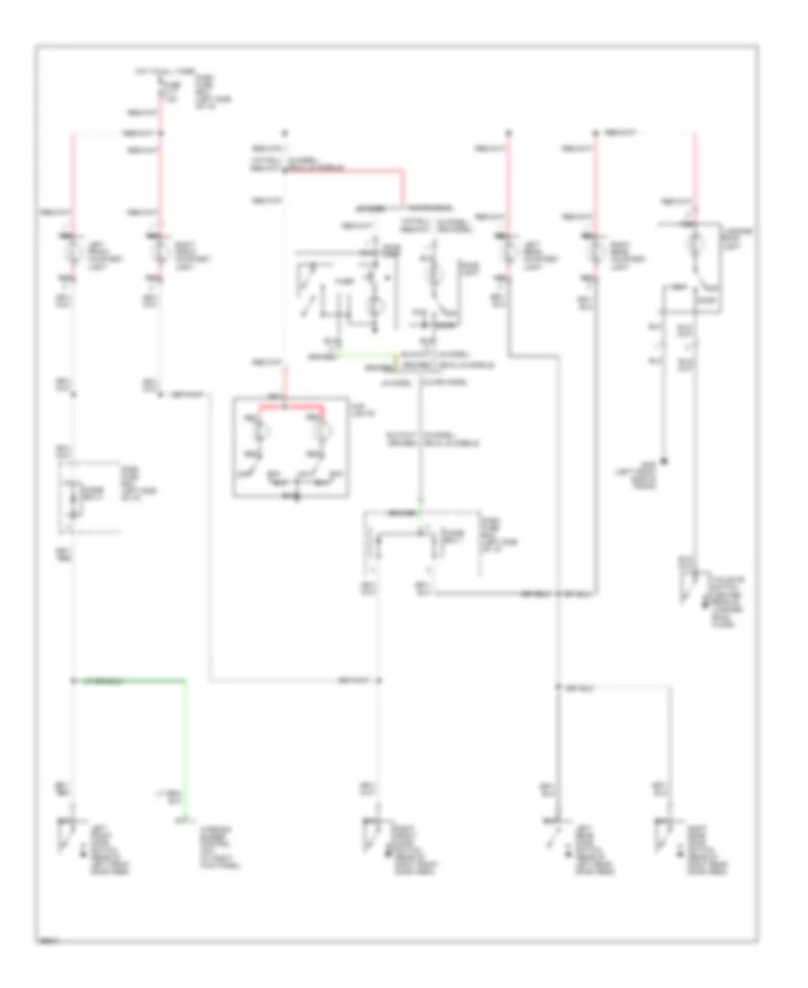 Courtesy Lamp Wiring Diagram for Isuzu Trooper RS 1994