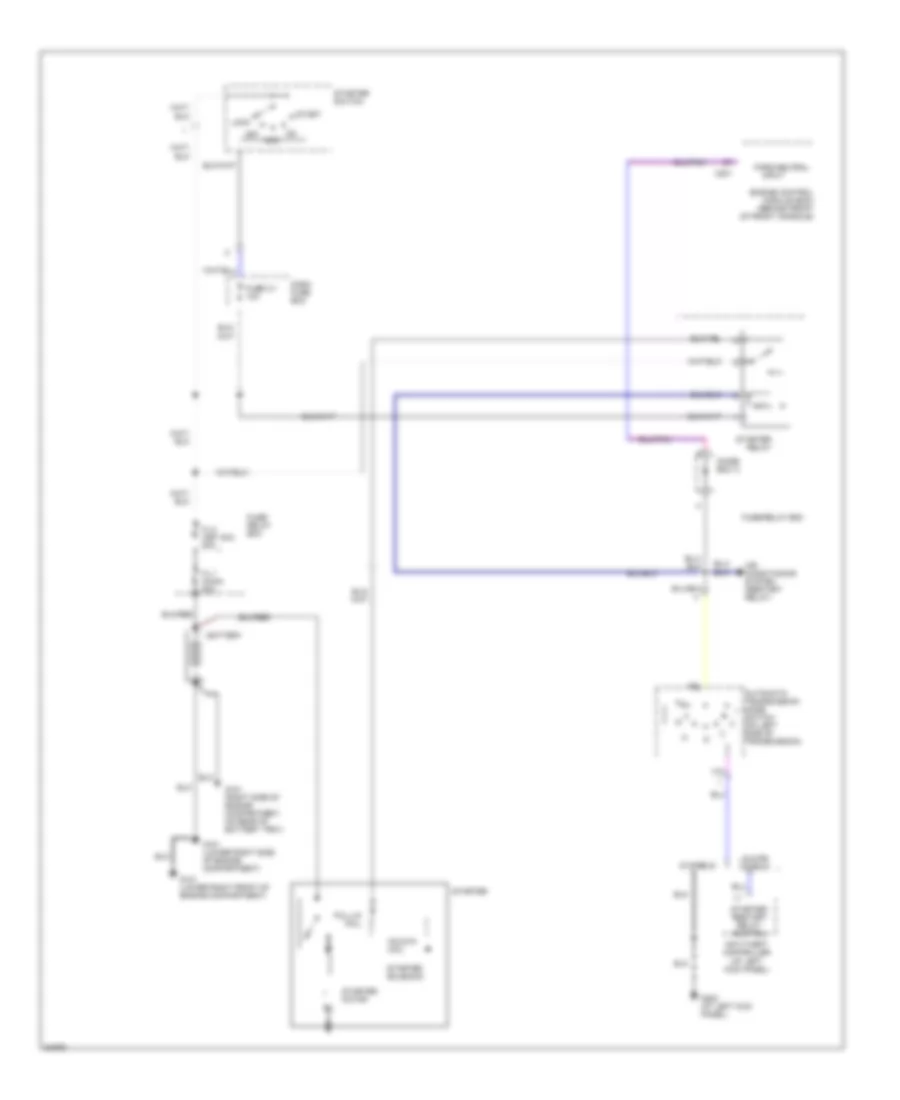 Starting Wiring Diagram, AT for Isuzu Trooper RS 1994