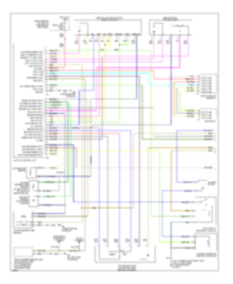Automatic A C Wiring Diagram 1 of 2 for Isuzu Axiom 2004