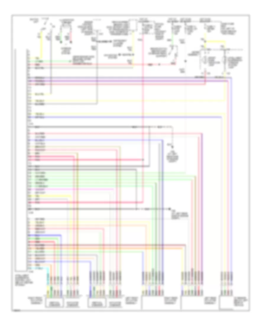 Electronic Suspension Wiring Diagram for Isuzu Axiom 2004