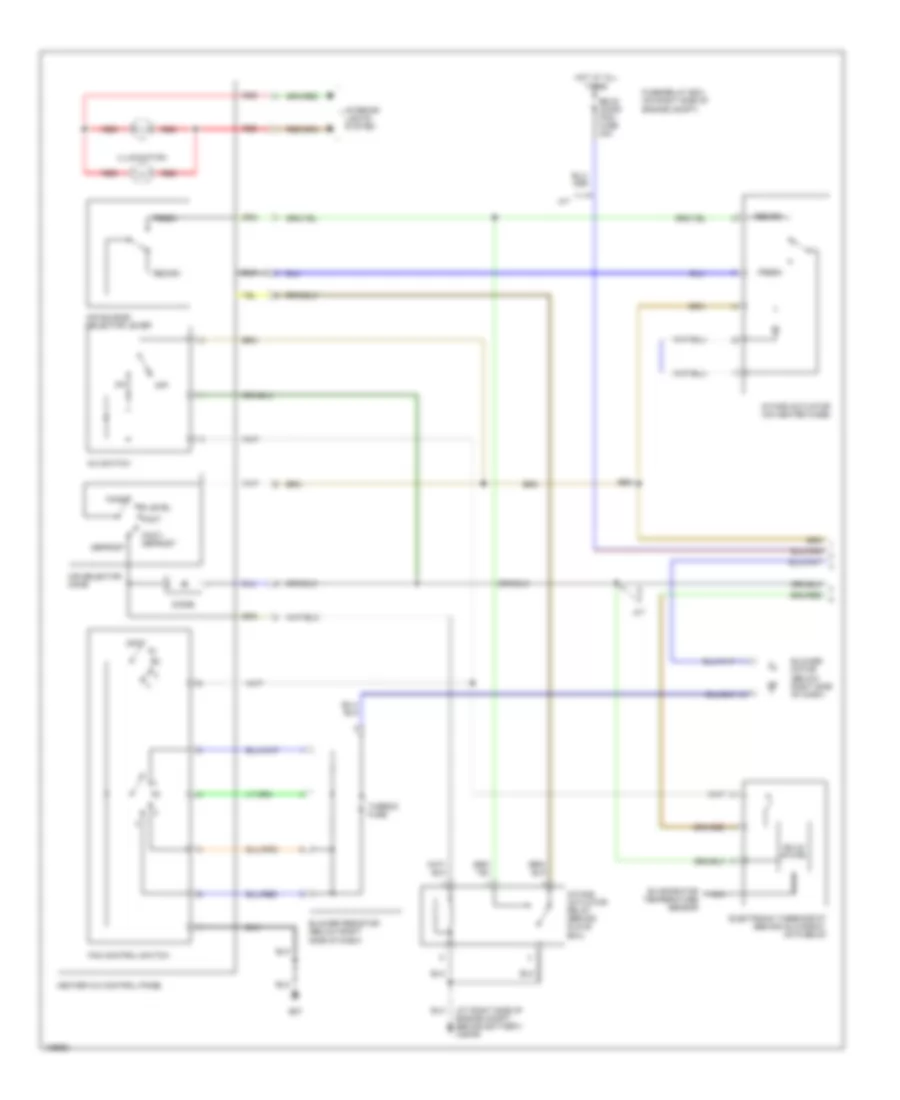 3 2L Manual A C Wiring Diagram 1 of 2 for Isuzu Rodeo S 2004